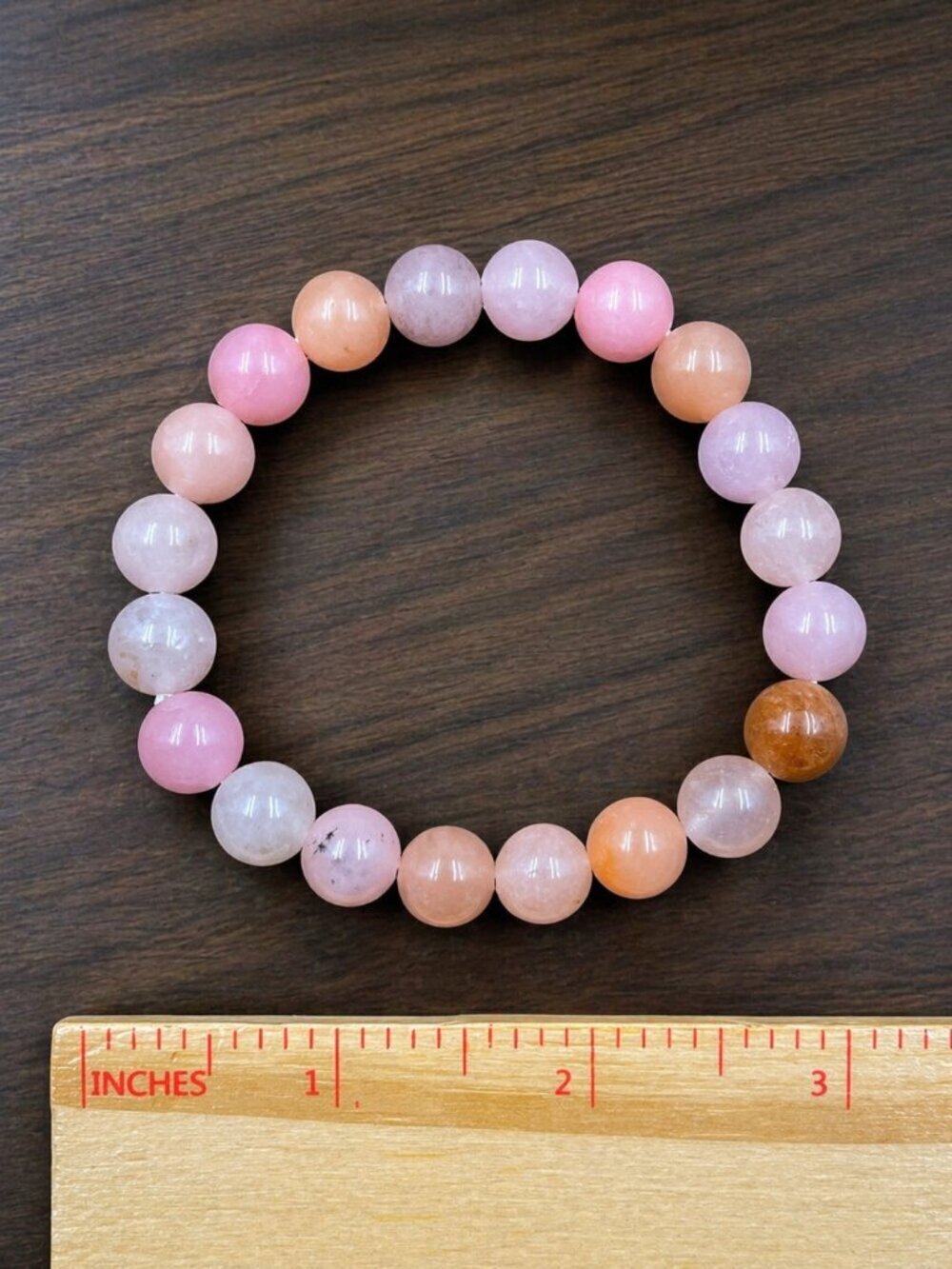 Morganite Gemstone Bracelet | Handmade - Picture 5 of 5